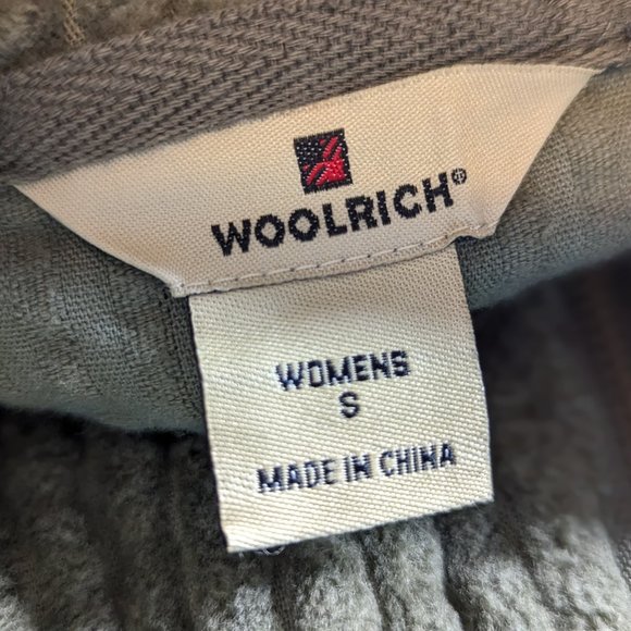 Woolrich Light Olive Zip Front Jacket Size Small - Picture 12 of 16